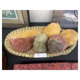 Pottery Fruit Centerpiece