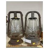 (2) Hurricane Lanterns