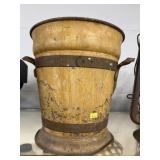 Paint Decorated Ash Bucket