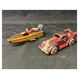 Attributed Arcade Toy Truck with Contemporary Boat