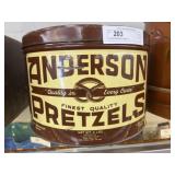4 Pound Anderson Pretzel Tin