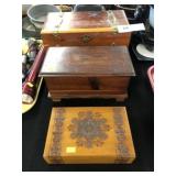 (3) Bureau Boxes