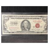 1966 Red Seal $100 Bill