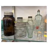 Embossed Bottles and Storage Jars