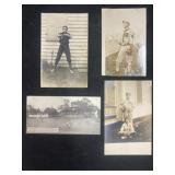 Vintage Sports Real Photo Postcards
