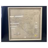 Framed Map of Mount Joy Township, PA