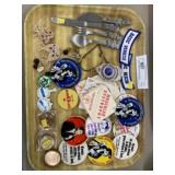 Buttons, Collector Coins, Disney Utensils, Pins
