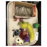 Bead Decorated Fruit with Prisms