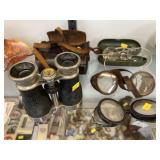 Vintage Binoculars and Safety Glasses