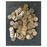 Unsorted Wheat Back Pennies