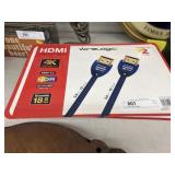 (2) Sets of HDMI Cables