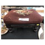 Needlepoint Footstool
