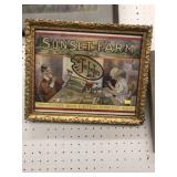 Sunset Farm Reproduction Advert. Print