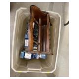 Plastic Tote w/ Dexter Door Locks & Magazine Rack