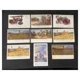 Case Steam Engine Postcards