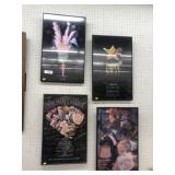 (4) Framed Broadway Posters