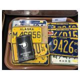 Vintage Motorcycle License Plates