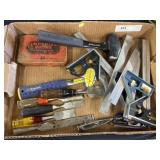 Chisels, Squares, Hammers