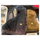 Vintage Fur Gloves