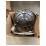 (5) Vintage Ford Hubcaps