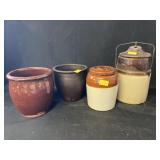 Miniature Redware and Stoneware