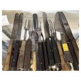 19th Century Wood Handled Flatware