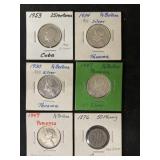 .900 Silver Foreign Coins