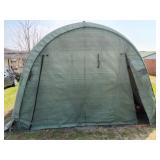 Outdoor Hoop Storage Shed