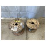 Partial Roll of 3/8' Cable & 1/2' Cable