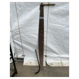 Vintage 2-Man Saw & Sickle