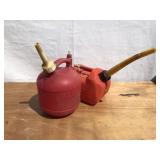 2-One Gallon Plastic Gas Cans