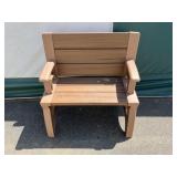 Plastic Patio Bench