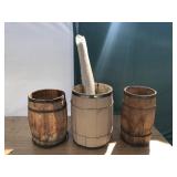 3-Various Wooden Nail Cages
