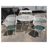 6-Pc Circular Patio Set w/ Diamond Rib Pattern