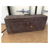 Vintage Wooden Tool Box