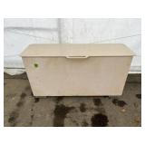 Plywood Storage Box w/ Misc Contents