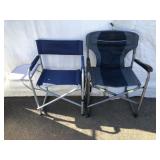 2-Metal Framed Lawn Chairs