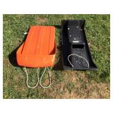 2-Plastic Snow Sleds