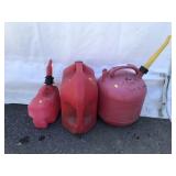 3-Plastic Gas Cans