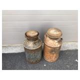 2-Vintage Milk Cans
