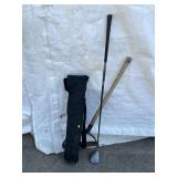 Small Bag Chair, Weed Chopper & Golf Driver