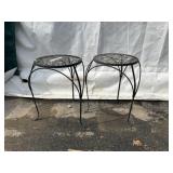2-Light Duty Metal Plant Stands
