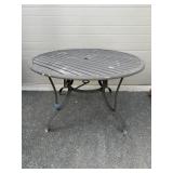 Circular Aluminum Patio Table