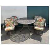 5-Pc Patio Set w/ Circular Table