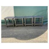 4-Gray Poly End Tables