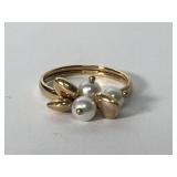 14K Pearl Ring