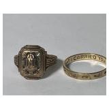 (2) 10K Rings