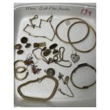 (15) Pieces of Gold Filled Jewelry