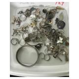(35) Pieces of Sterling Silver Jewelry, etc.