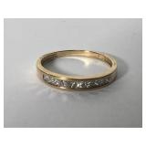 14K Diamond Band